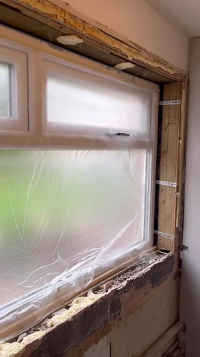 Took a month out from social media but I’m back. New #kitchen #remodel started. First, getting rid of #drafts around this #window #coupleatools