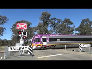 Old Ballarat Road Level Crossing, Dunach, Victoria, Australia