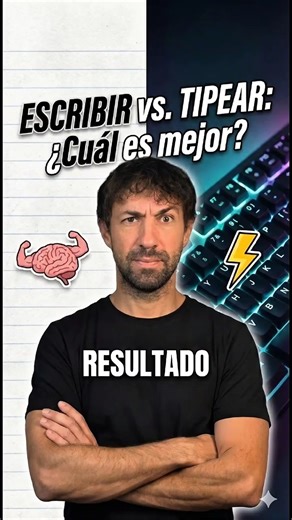 ¿Qué sirve más para aprender: escribir a mano o tipear en la compu?