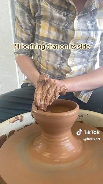 This was a fun clay to work with, come back to see the rest! #pottery #art #ceramics #satisfying #artist #relaxing #relax #clay #beautiful #nature #homemade #diy #dirt