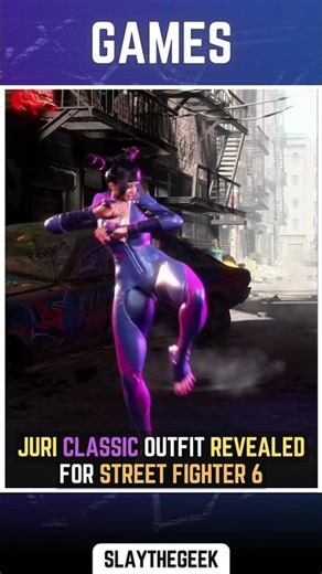 Juri CLASSIC Outfit for SF 6 #streetfighter6 #Juri