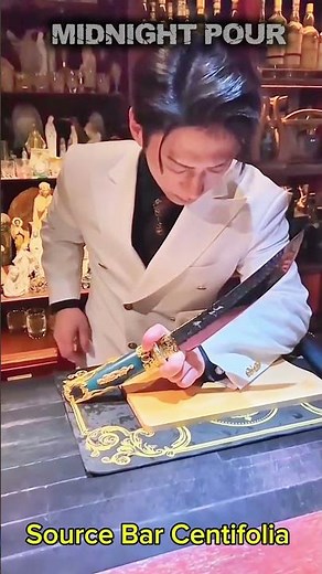 Tokyo's Viral Bartender with Samurai Style ⚔️ #yuzokomai #bartender