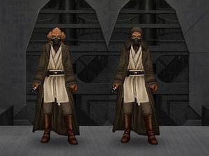 Kel'Dor in Jedi Robes addon
