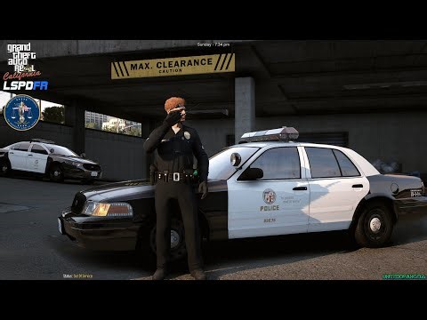 GTA V - LSPDFR 0.4.9🚔 - LA Revo - LAPD - Old CVPI Patrol - Large Deadly Shootouts - 4K