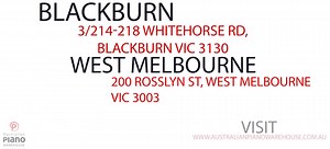 Piano Container Sale | Australian Piano Warehouse Melbourne Stores Only This Saturday, Sunday & Monday ends 5pm 10th June. Save $1000s off Used Pianos Blackburn VIC | 3/214 Whitehorse Road West Melbourne | 200 Rosslyn Street | Australian Piano Warehouse