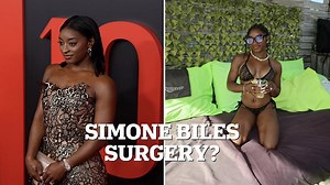 Simone Biles continues to stir rumors of breast augmentation