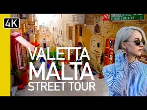 Valletta, Malta Full City Street Walk | What's it really like?
