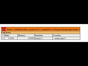 (undefined variable Picture) ERROR in PHP