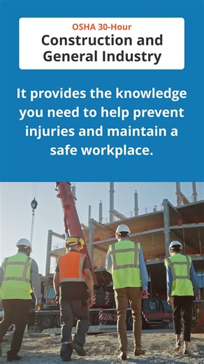 Get Your OSHA 30 Card Today! | OSHA Education Center