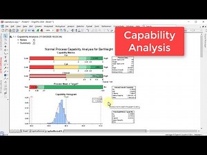 Statistical Process Control: Report-style Output for Capability Analysis Tools