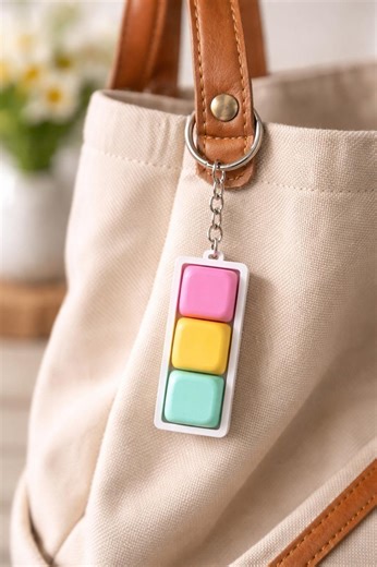 3-Button Clicker Fidget Toy – 3D Printed Sensory Toy for Stress Relief, Focus & Anxiety Relief