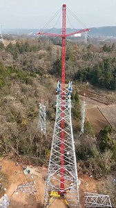 1.6M views · 15K reactions | KB-2Y50, lightweight and portable tower assembly device #tower assembly construction #electricity #china #construction #electricalengineeringdiscoveries | Electrical Engineering Discoveries | Facebook