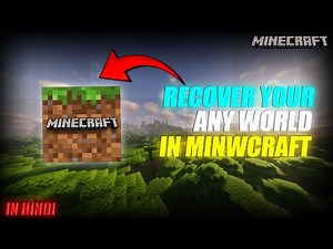HOW TO RECOVER OLD WORLD IN MINECRAFT | [ TLAUNCHER ]