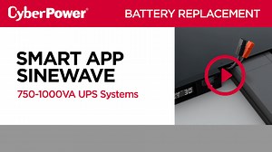 1U Smart App Sinewave 750-1000VA Series Replacement Battery