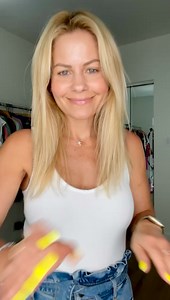 433K views · 9.4K reactions | August Collection Try-On Part ll ⭐️ 4 more items are dropping into the CCBC Shop on August 26th at 12PM EST/9AM PST including everyone’s favorite— the Paperbag Straight Leg Jeans  I’ll be on QVC on August 26th showing these new items at 7PM EST/4PM PST. Hope to see you there!! Shop the collection and the new items when they become available through the link below... https://qvc.co/CCB | Candace Cameron Bure | Facebook