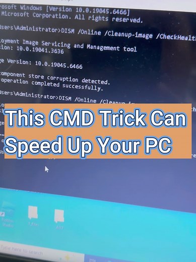 PC Running Slow? Try This CMD Fix First #PCFix #WindowsTips #CMD #TechTok #ComputerTips