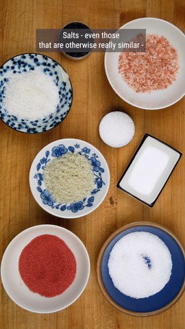 Why salt shapes matter