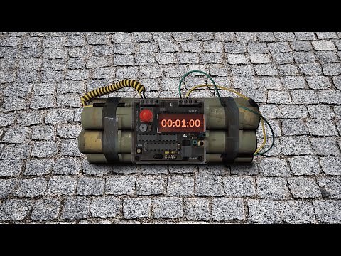1 Minute Timer Bomb 💣 with Loud Giant Bomb Explosion 💥 | YT Timer ✅