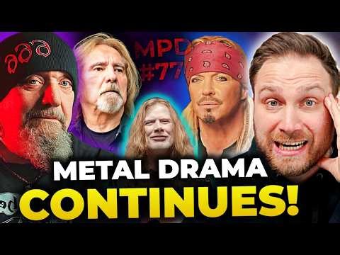 OZZFEST returns, DAVE MUSTAINE vs METALLICA again 🤦‍♂️ IRON MAIDEN's lost singer & more | MPD77