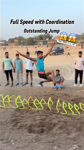 Long Jump Full Speed Coordination 😱 Outstanding Jump 🔥!