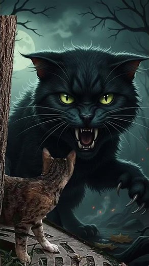 Scary cat #dancing #scarystories #shortvideo #cats #cartoons