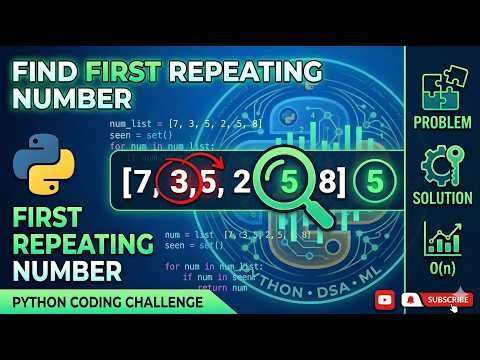 first repeating element