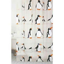 Blue Canyon Peva Shower Curtain Penguin