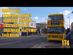 【Full Journey】 London Bus (Capital CityBus) route 174 to: Dagenham (174 & 175 Heritage Running Day)