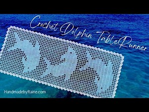 How to crochet Dolphin Table Runner 🐬