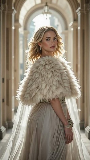 Crystal & Fur Symphony ❄️ Winter Mother of the Bride Glamour #winterwedding #motherofthebride