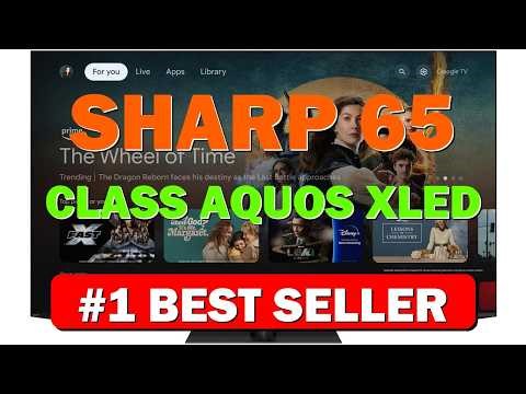 Sharp 65" Class AQUOS XLED 4K Ultra HD Mini LED Google TV - B0CK57J5C6