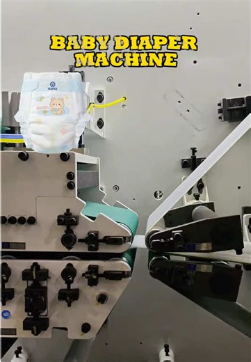 Looking for High-Speed Baby Pull-Up Equipment? #factory #diapermachine #packaging #automatic #fyp