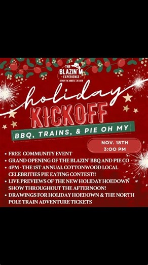 Howdy, Partners!  Get ready to kick off the holidays with some good...