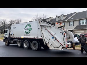 Envirogreen Mack MR Leach 2R3 rear loader garbage truck
