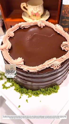 Luxury chocolate tart: How Piping Tips Form Cream Waves On Edges