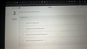 During his reign, Austria's Leopold I focused on:securing his... | Filo