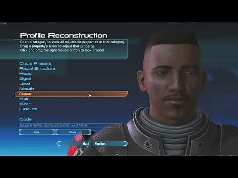 Mass Effect Legendary Edition character creation Will Smith