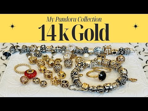 My 14k GOLD PANDORA Collection 2024