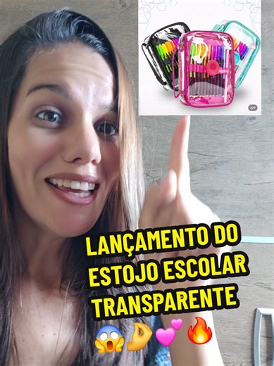 Estojo Escolar Transparente: Organização no Volta às Aulas