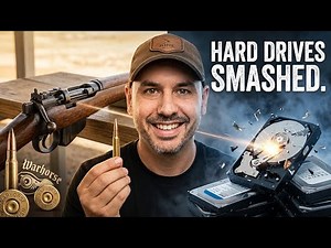 .303 British Lee Enfield vs Hard Drives — The Old Warhorse Still Hits Hard