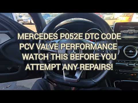 MERCEDES P052E DTC CODE PCV VALVE PERFORMANCE FAULTY WATCH THIS BEFORE YOU ATTEMPT ANY REPAIRS!