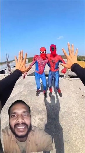 dancing Spider-Man big balloon 🎈#parkour #spidermanchallenge #shortvideo ‪@Delhikaspiderman‬