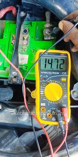 How to check normal voltage of an alternator? 😃😀 #shorts