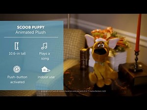 SCOOB PUPPY Animated Plush