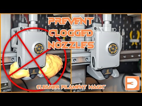 Prevent clogged nozzles: Cleaning Filament Magic