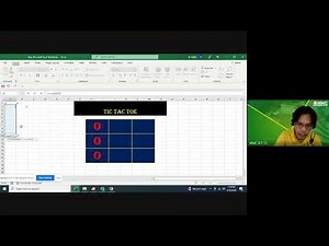 Tic Tac toe MS Excel 2021
