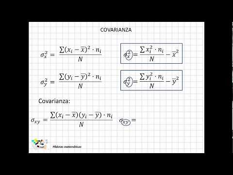 05 Covarianza - fórmula