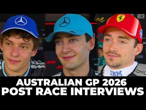 F1 Drivers Post Race Interviews | Australian GP 2026 | PART 2