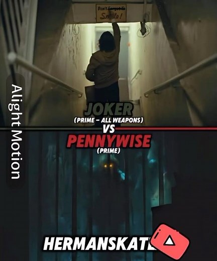 JOKER vs PENNYWISE – (Full Power Battle | 4K Cinematic | Villains Collide)