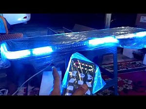 lightbar replika GPL V3!! versi biru/putih